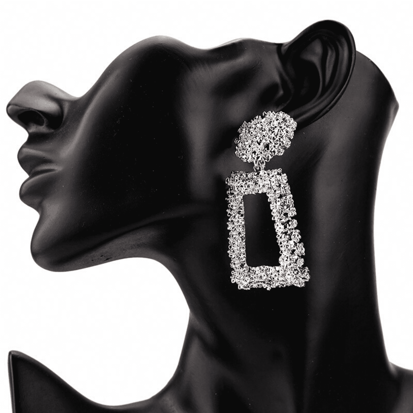 Drop earring, hoop earring,sliver jewelry , accessories, woman fashion jewelry