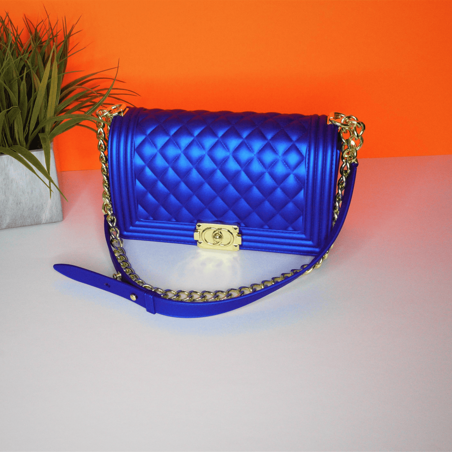 Woman Fashion Purse / handbags jelly purse , blue jelly bags , PVC bags