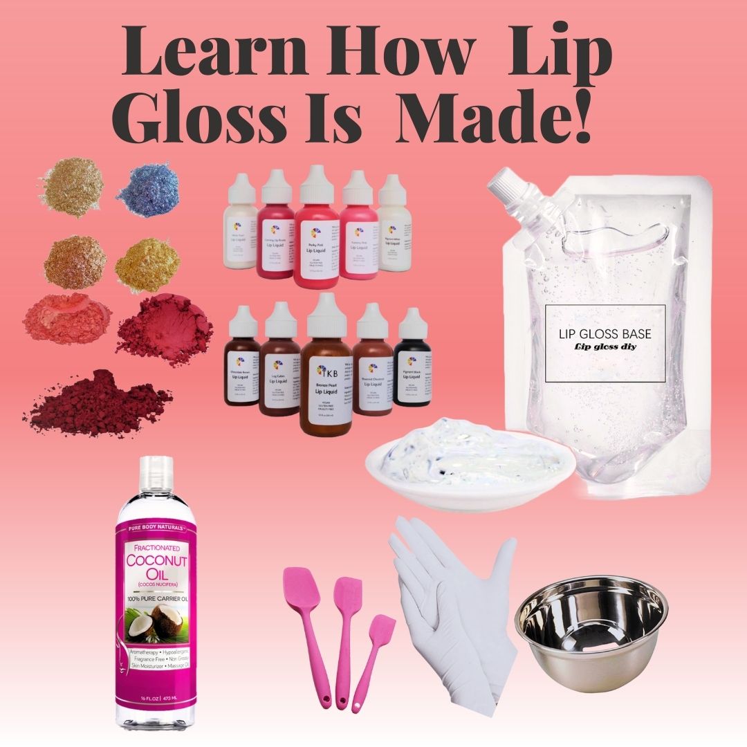 Making lip gloss from scratch , DIY lip gloss ingredient 