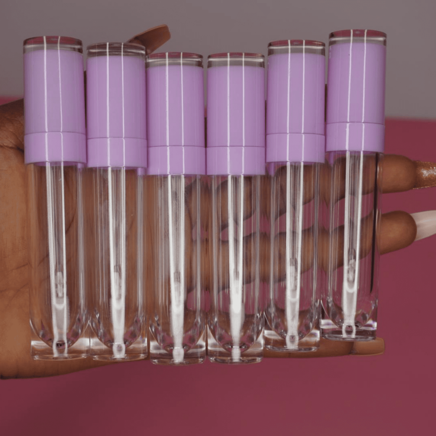 10 PACK 6ML Purple Lip Gloss Tubes Vide En gros avec baguette applicateur  Bulk Lipgloss Supplies Wholesale Cosmetic -  France
